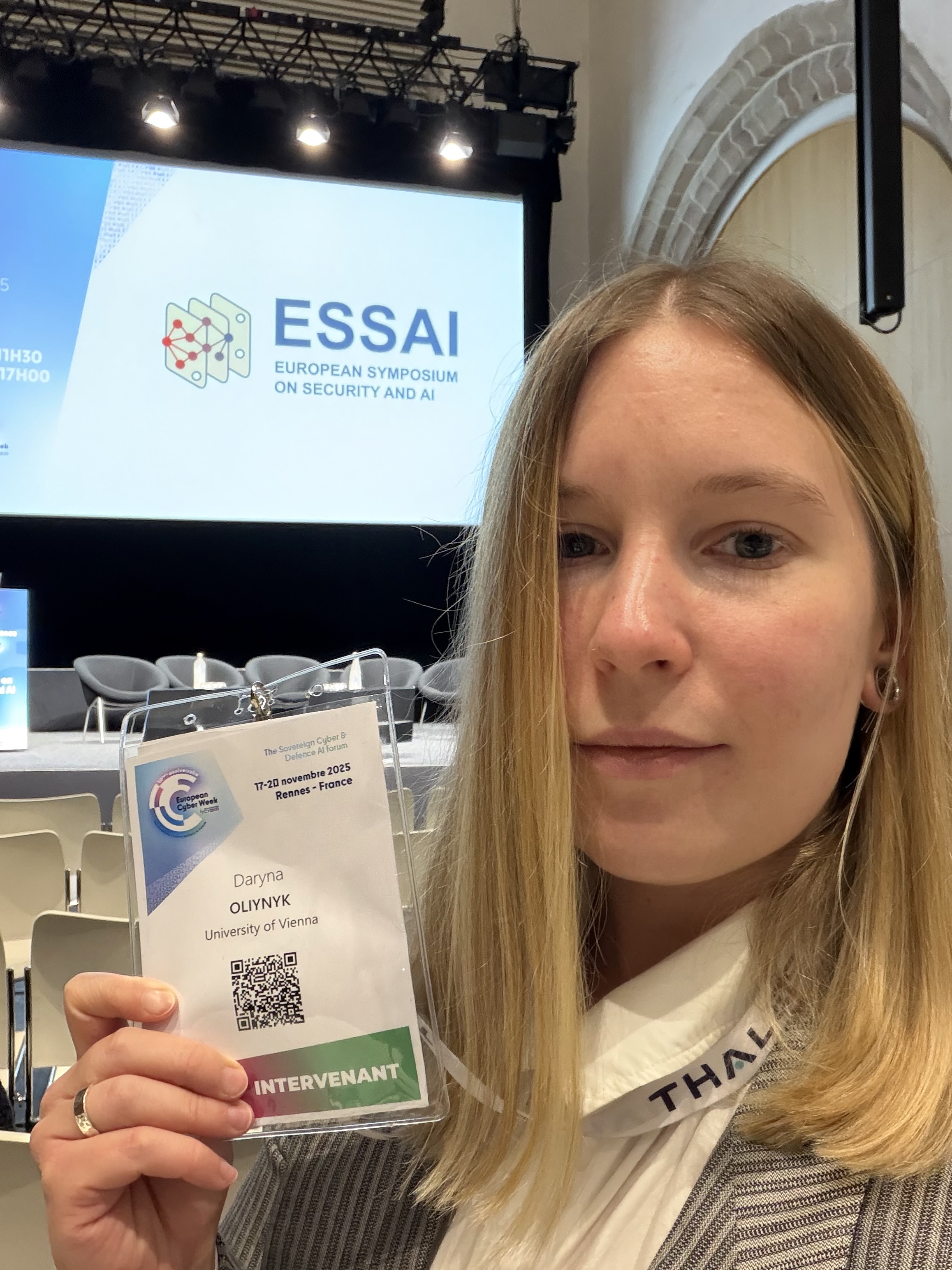 Talk at ESSAI 2025 in Rennes