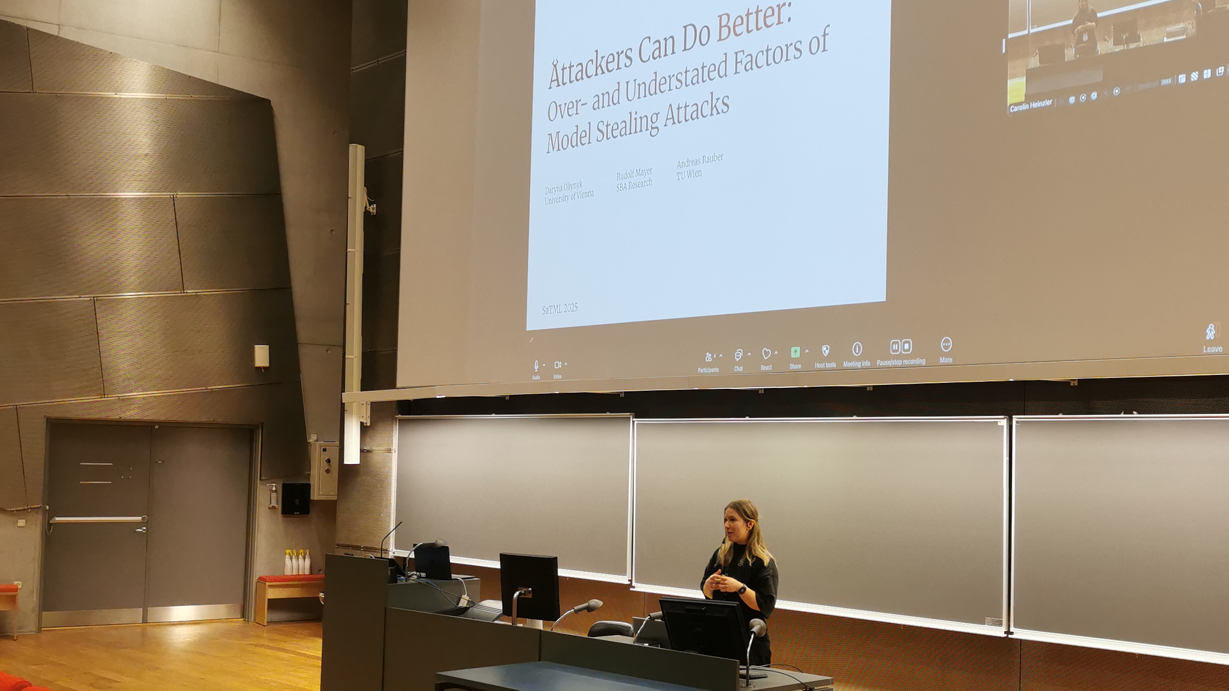 Presentation of Attackers Can Do Better at IEEE SaTML 2025